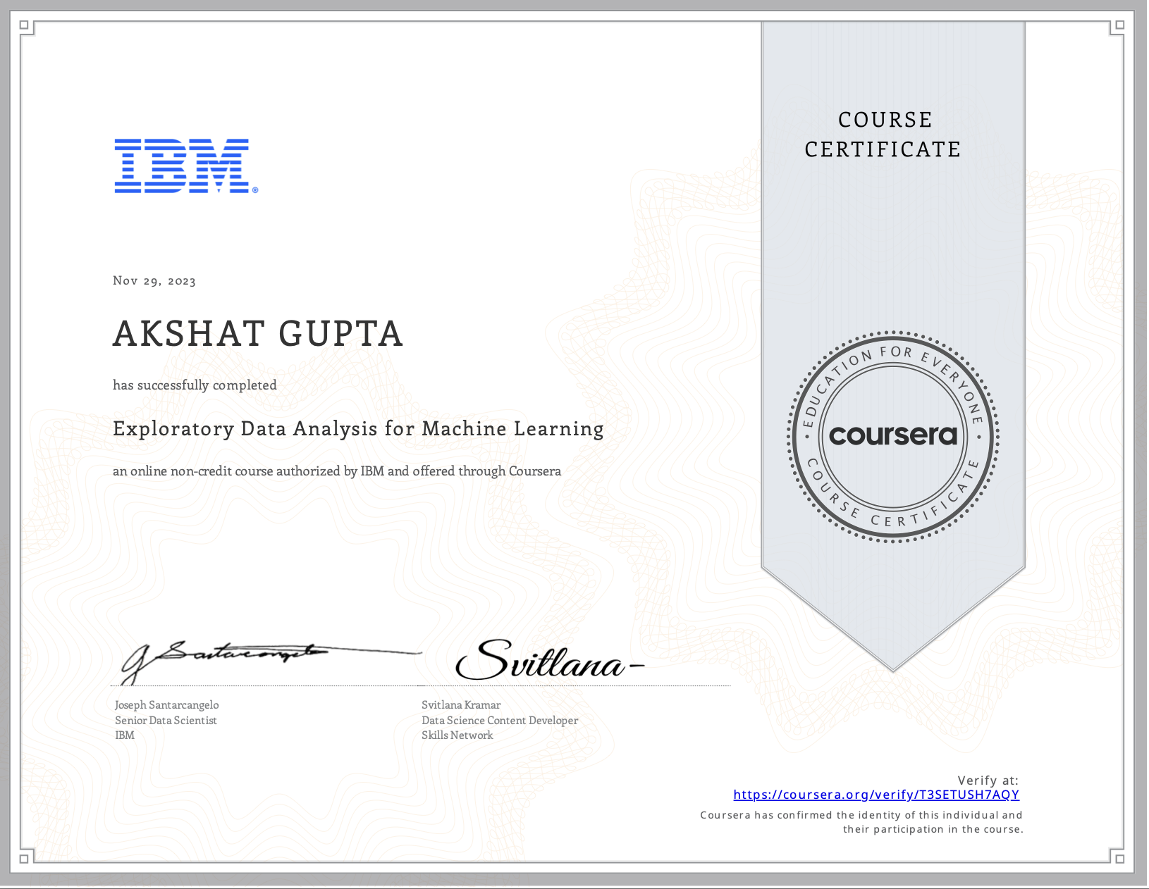 Certificate 7